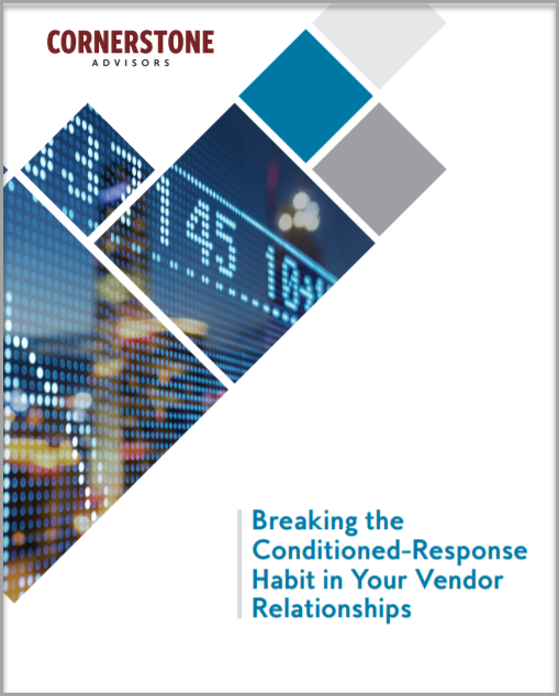 Breaking the Conditioned-Response Habit in Your Vendor Relationships